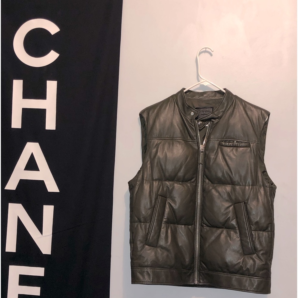 ♥️RARE♥️MENS PRADA LAMBSKIN VEST♥️